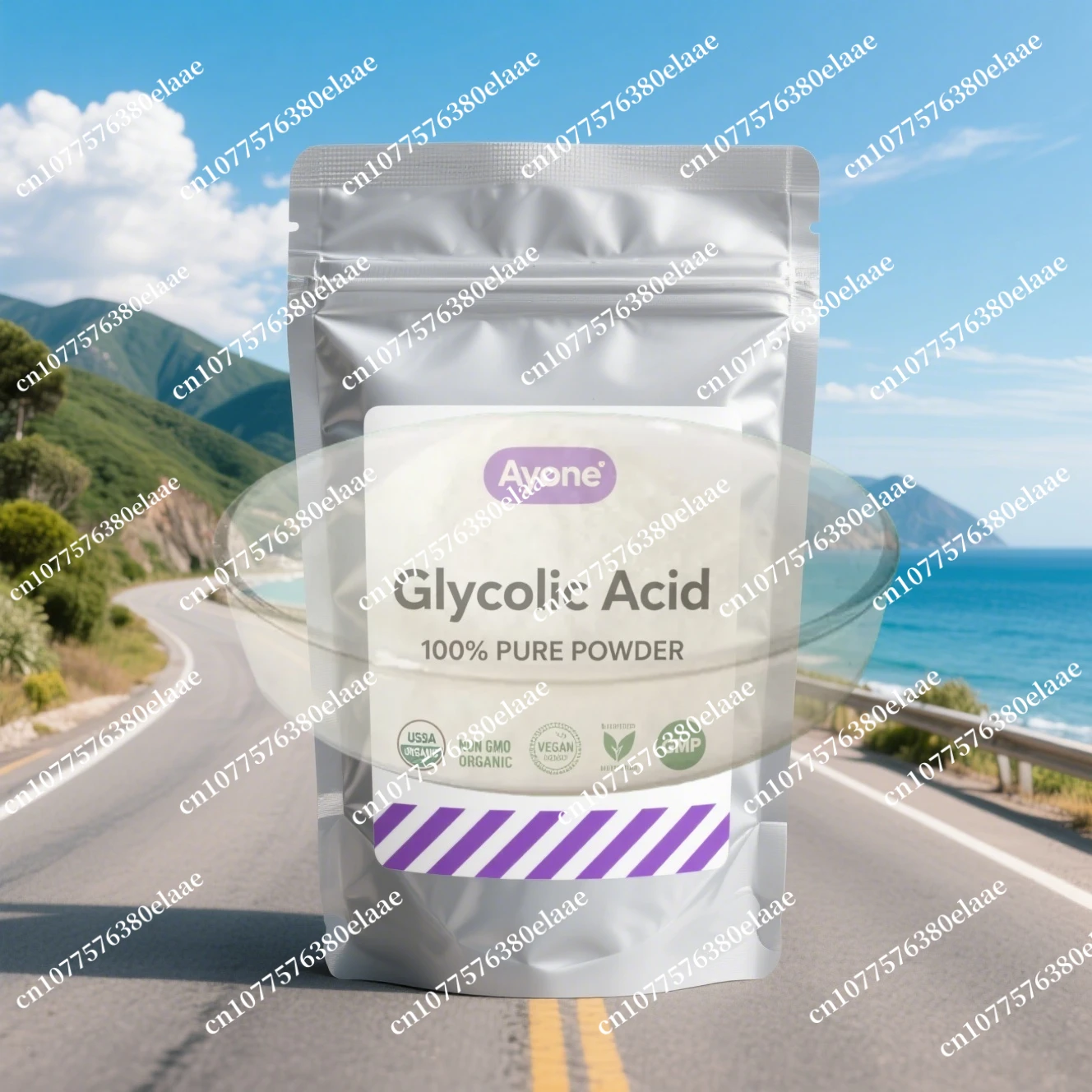 

Порошок гликолевой кислоты для отбеливания кожи против морщин CAS 79-14-1