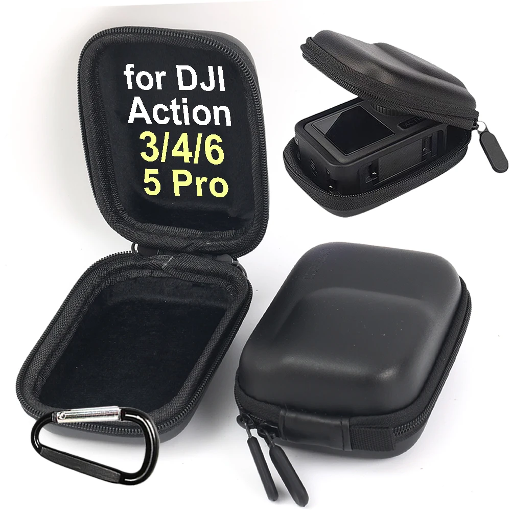 

For DJI Osmo Action 6/5Pro/4/3 Scratch Resistant Portable Storage Bags Camera Safely Shockpoof Bags for DJI Action 3/4/5 Pro/6