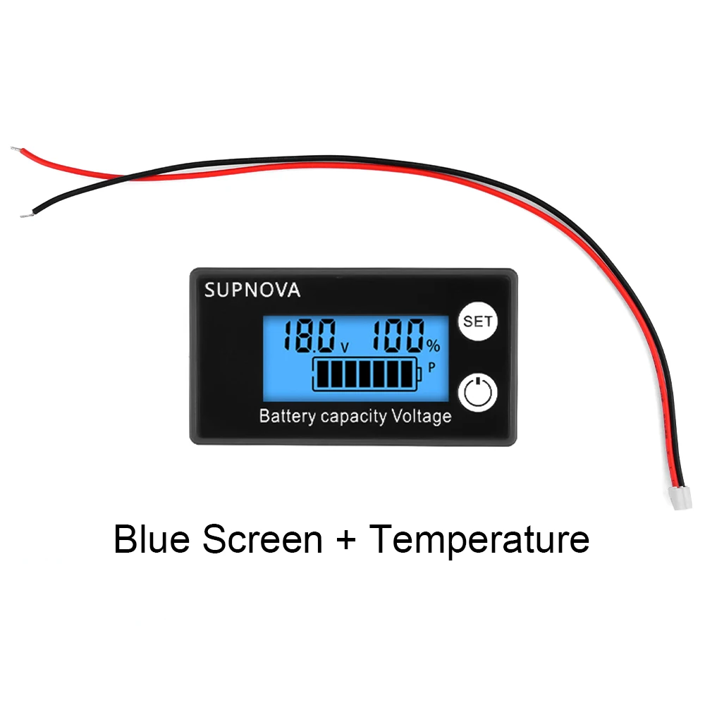 6133A Batterie Kapazität Anzeige DC 8V-100V Blei Säure Lithium LiFePO4 Auto Motorrad Voltmeter Spannung Gauge 12V 24V 48V 72V