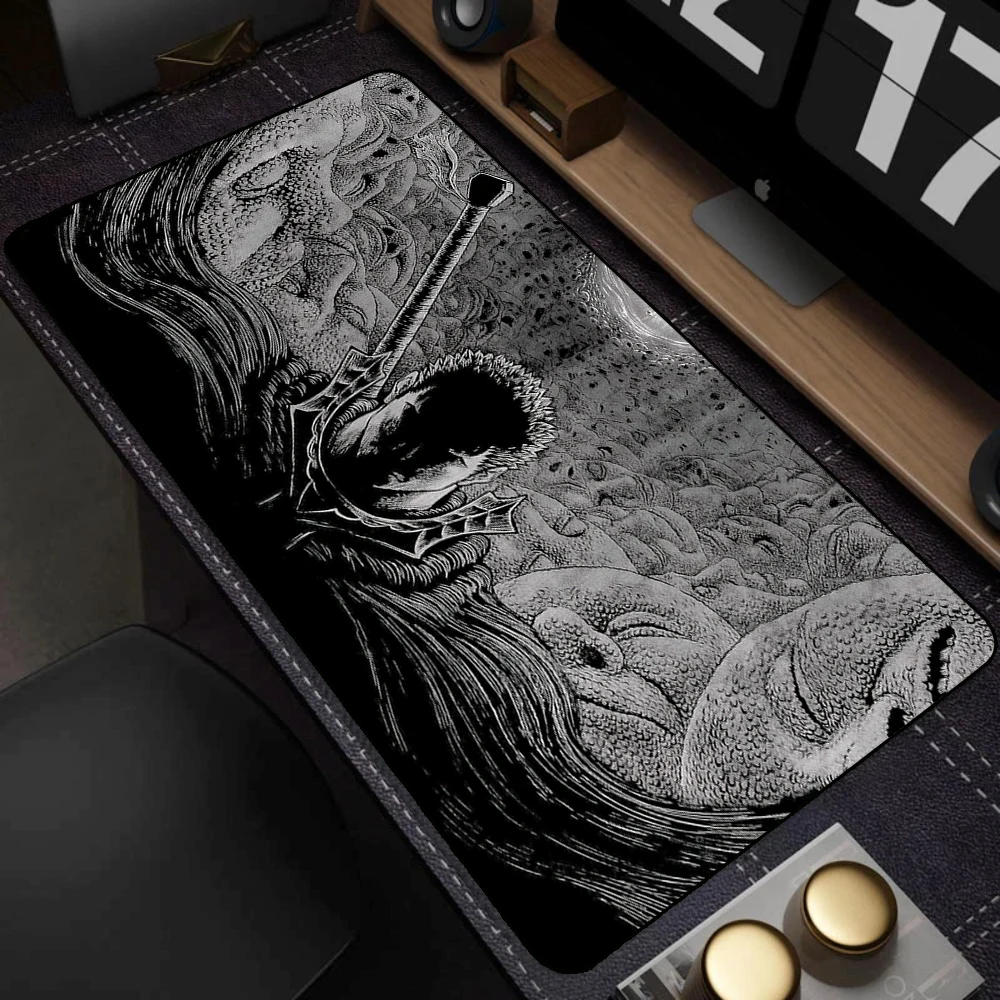แผ่นรองเมาส์อนิเมะสีดำขาว ลายด - Gaming Accessories White บทวิจารณ์และราคา