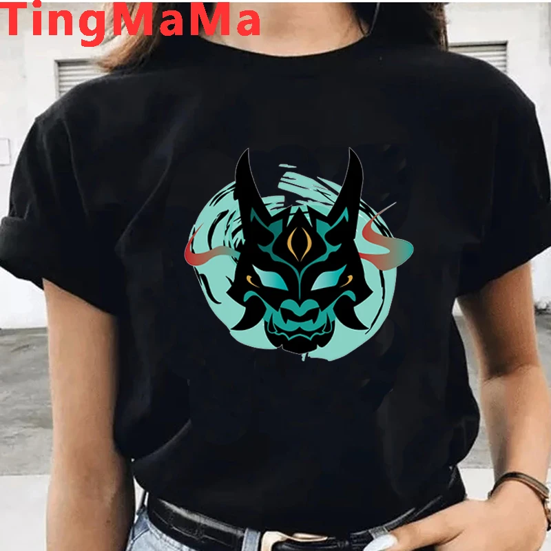 Hot Genshin Impact T Shirt Men Kawaii Hu Tao Graphic Tees Xiao Kaedehara Kazuha T-shirt Unisex Hip Hop Tops Harajuku Tshirt Male