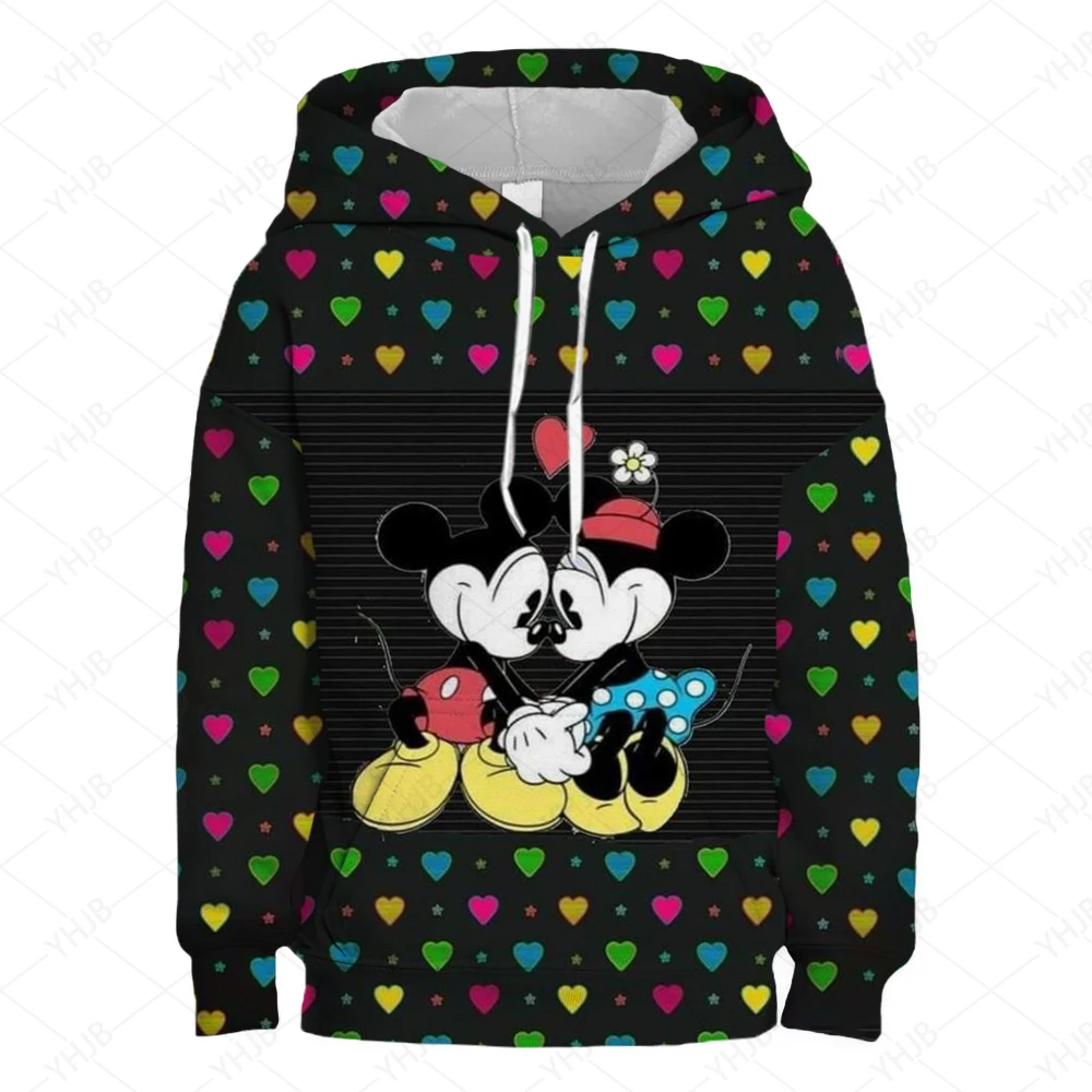 Gorąca sprzedaż Bluzy Manga Anime Mickey Minnie Disney Mouse Bluza dziecięca Odzież dziecięca Dziewczynka Chłopiec Bluza z kapturem Baby Top