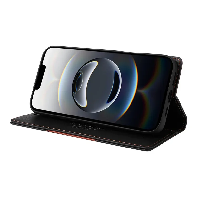 محفظة مغناطيسية مضادة للسرقة حافظة جلدية لهاتف Xiaomi Redmi Note 15 Pro Plus Redmi15 5G 15C 4G حامل بطاقة الهاتف كتاب غطاء الوجه #5