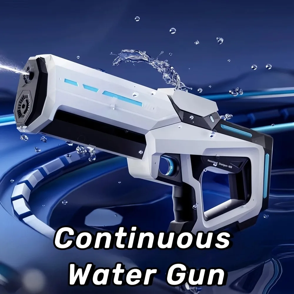Electric Water Blaster Toy Auto Absorbing Continuous Shooting High Pressure Powerful for Kids Adults Pool Beach Summer Play