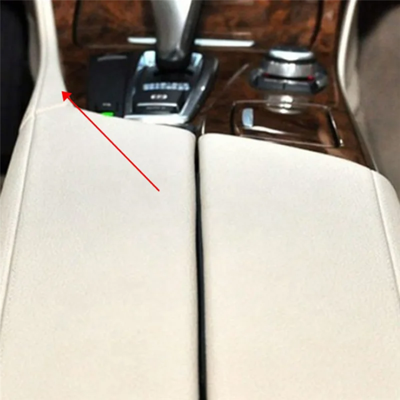 

Car Center Console Storage Trim Strip Armrest Box Cover Trim For BMW 5 Series F10 F11 F18 2010-2017 Black 51169216855 Parts