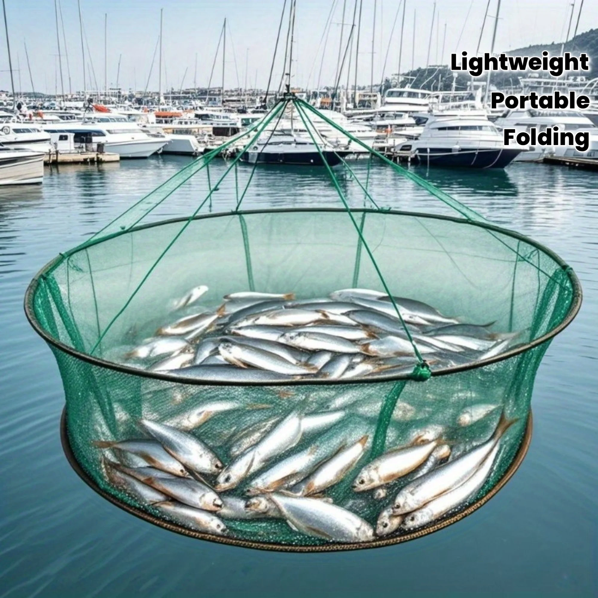 Fishing Equipment Net - Nueva Red de Pesca Plegable de