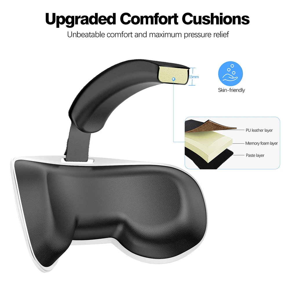 Correa ajustable para la cabeza para gafas de realidad virtual, Soporte mejorado y comodidad, accesorios de VR, correa para reducir la presión, diadema para gafas Meta Quest 3S