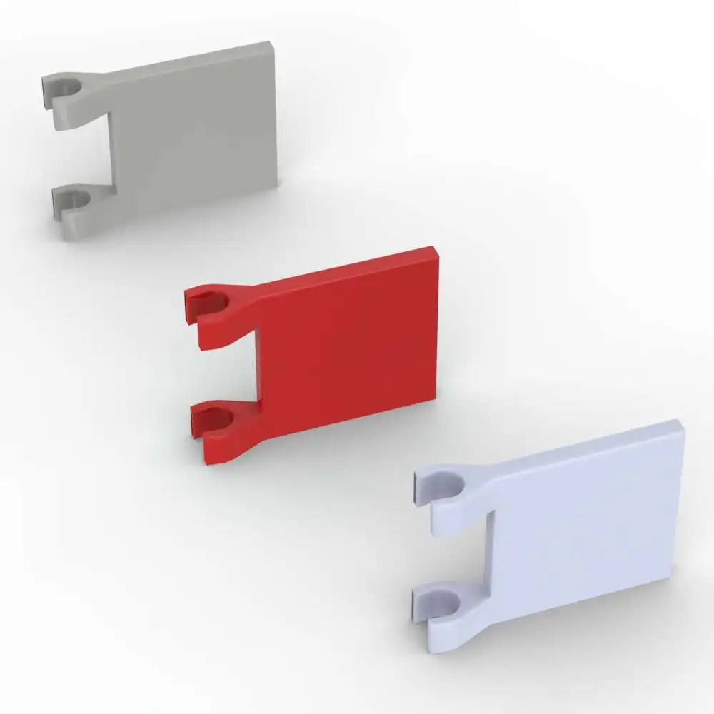 MOC 10PCS 60779 Castello Decorazione Mattoni 2335 Bandiera 2x2 Quadrato Impilabile Sostituibile Blocchi di Costruzione Giocattolo Adulti Ragazzi Regali di Festa