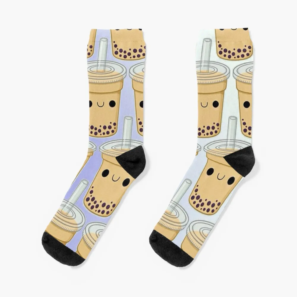 

Boba Pattern Socks Stockings compression sports socks men Funny socks gifts for men