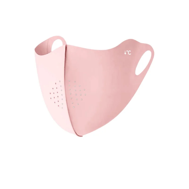 AliExpress NONE Cooling Mask for Women Men Ice Silk Driving Summer Face Cover Lightweight Washable Breathable Cycling Ice Silk Shopping Sun Mask
