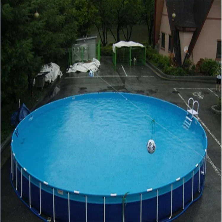 Hot Sale Portable Outdoor PVC/TPU Inflatable Steel Metal Frame Swimming Pool Fit Kids And Adult