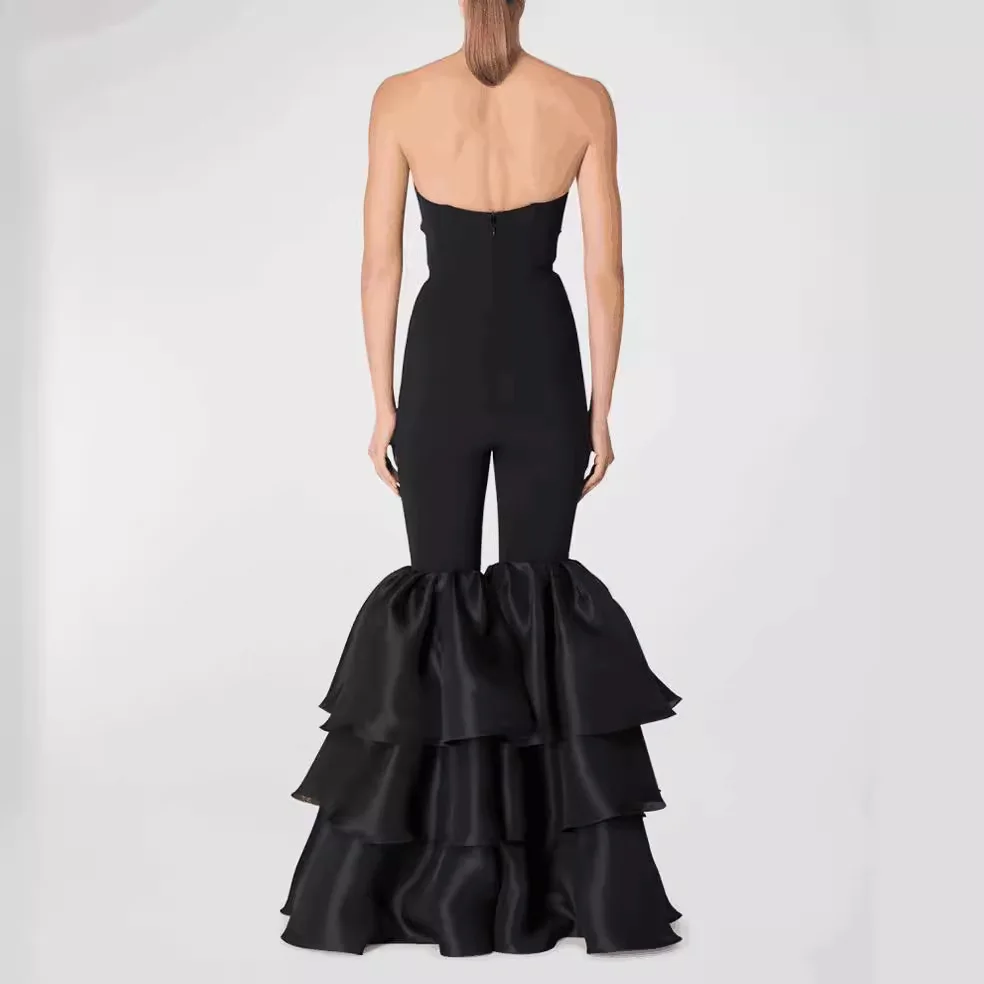 

Faionable Халат с запахом, женские брюки для торта, брюки для вечернего мероприятия, цельный костюм, трансграничный новый полиэстер