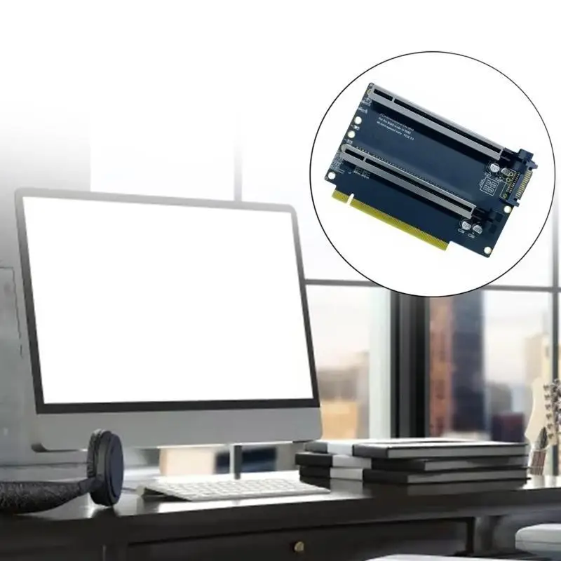 

652F Эффективная плата расширения PCIe3.0 X16 — PCIE X8X8 с разделением PCIExpress