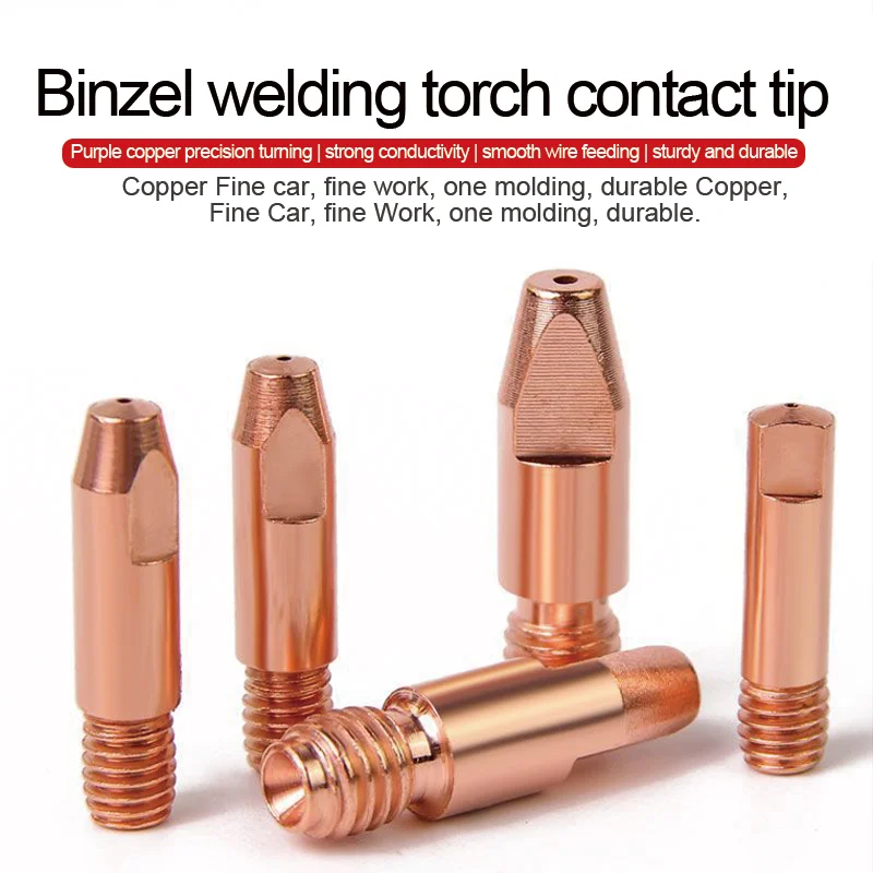 

Аксессуары для двух сварочных пистолетов в европейском стиле, проводящее сопло 15AK 24KD36KD, сопло для медного направляющего провода 0,8 1,0 1,2 1,4 1,6 мм