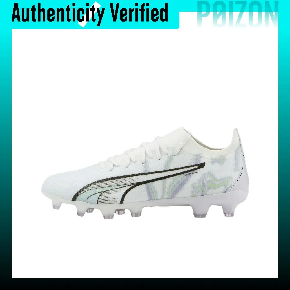 PUMA MATCH Soccer Shoes Women's Low-top White/Gray 107405-01