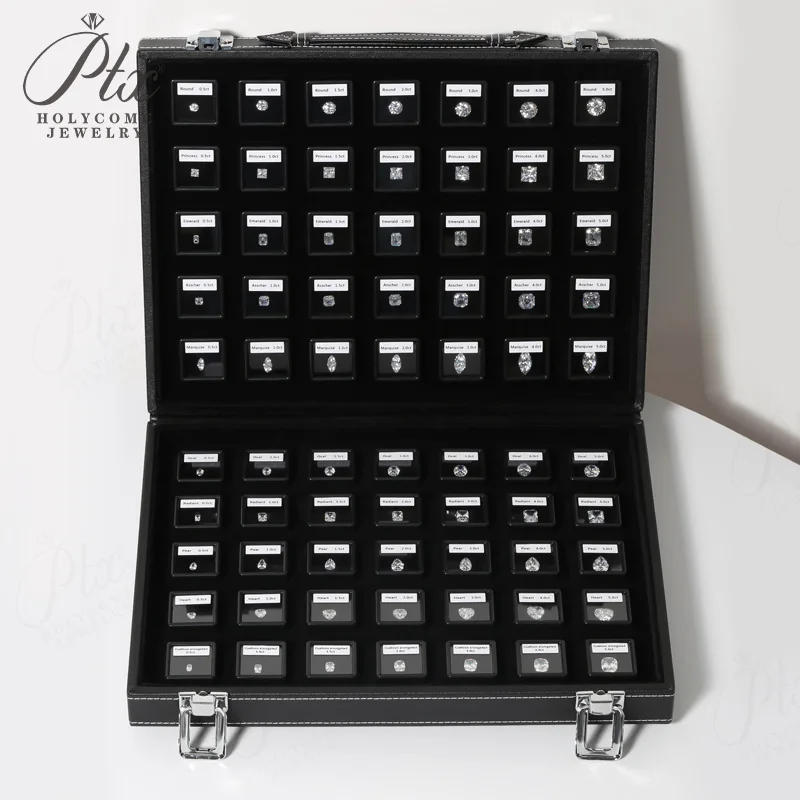 Professional Diamond Comprehensive Set Special Shapes of 5A Cubic Zirconia Weight Size Display Jewerly Dealer Tools Wholesale