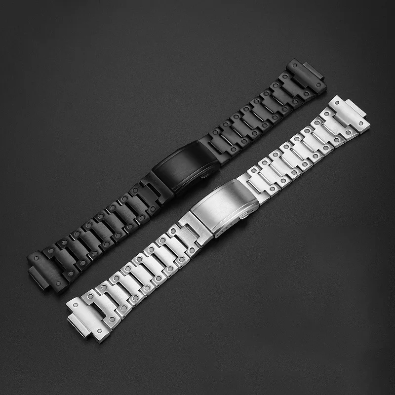 Solid stainless steel metal watch strap 14mm For Casio watch Edifice series EFB-680  Bracelet strap accessories wristband