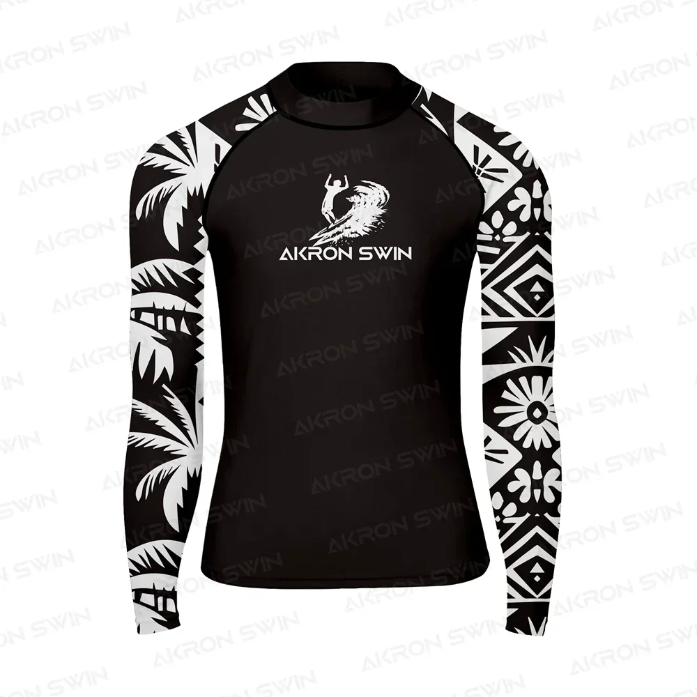 2025 Swimsuit T-shirt Beach UV Protection Swimwear Rash Guard Long Sleeve Surfing Diving Swimsuit Surf T-shirt Rashguar UPF 50