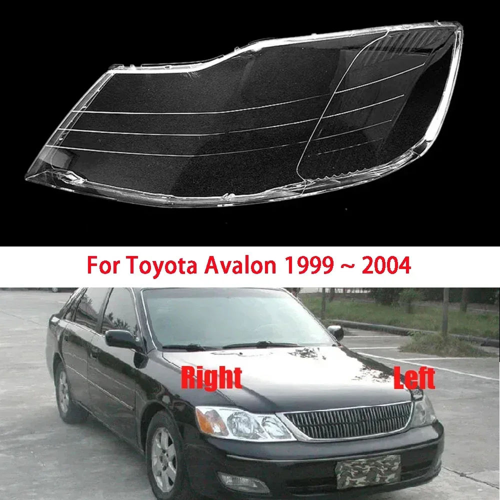 

For Toyota Avalon 1999 2000 2001 2002 2003 2004 Front Headlamp Cover Transparent Lampshade Plexiglass Replace Original Lens