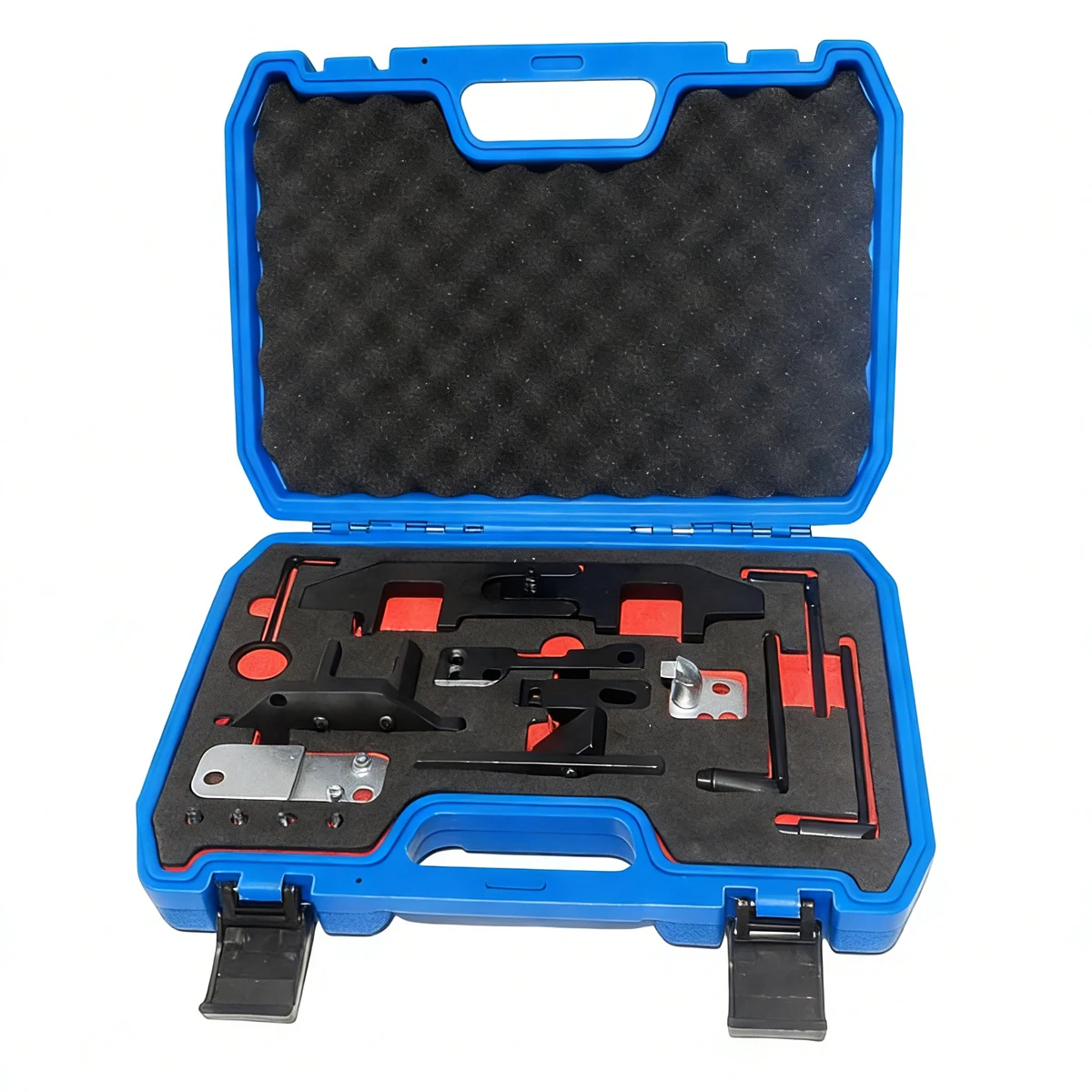 

Complete timing kit for PSA EB0 and EB2 engines. Includes tools for older and newer models, facilitating maintenance