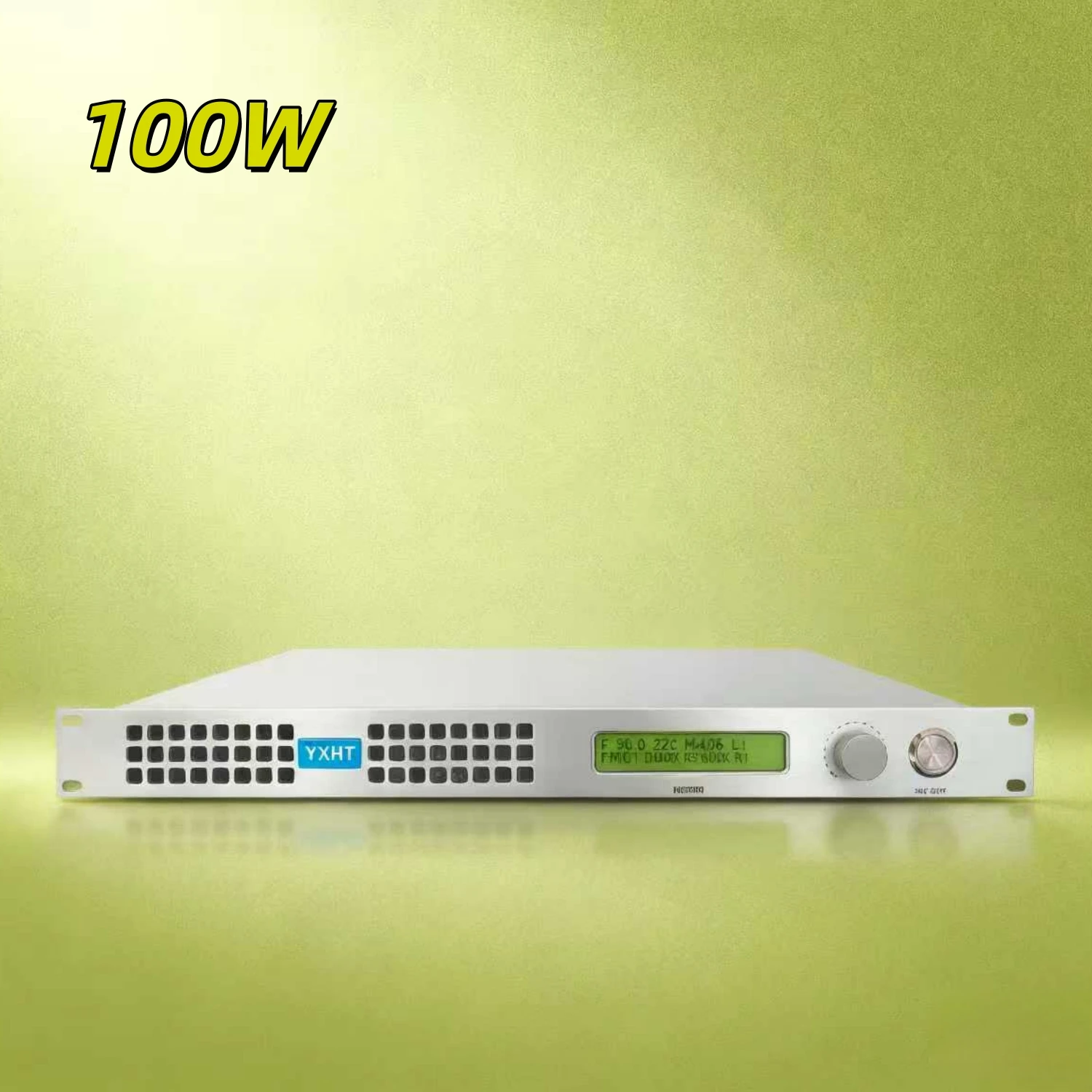 

Multi-Voltage 100-240V (110V/220V Adaptable) YXHT-100W FM Transmitter - Durable, Power Menu, MPX, for Radio Station/Campsite