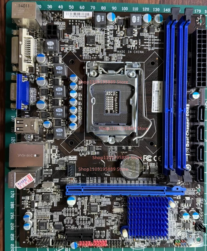 

Материнская плата Sapphire H61M, двухканальная DDR3, с интерфейсами VGA + DVI