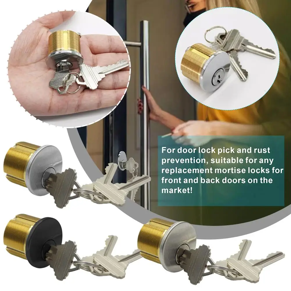 Mortise Lock SC1 Keyway Cylinders Security Lock Metal Cylinder Cabinet Locker Lock With Keys