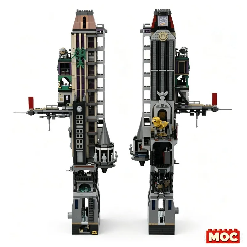 5504Pcs MOC Customize City Custom Building Blocks Themed Modular City Scene Model DIY Educational Assembly Toy Collectors Gifts