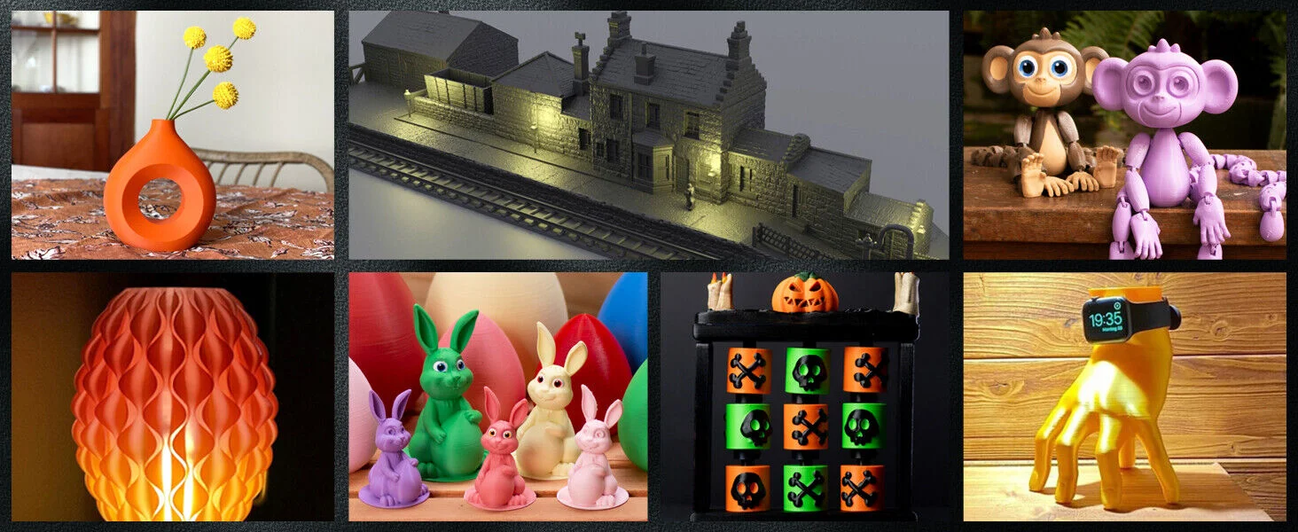 JAYO 6 Rollen 3D PLA Druckerfilament 1,75mm Ungiftig & Blasenfrei PLA-Kunststoff als 3D-Druckfilament für 99% der 3D FDM Drucker & Stifte – Detail 5