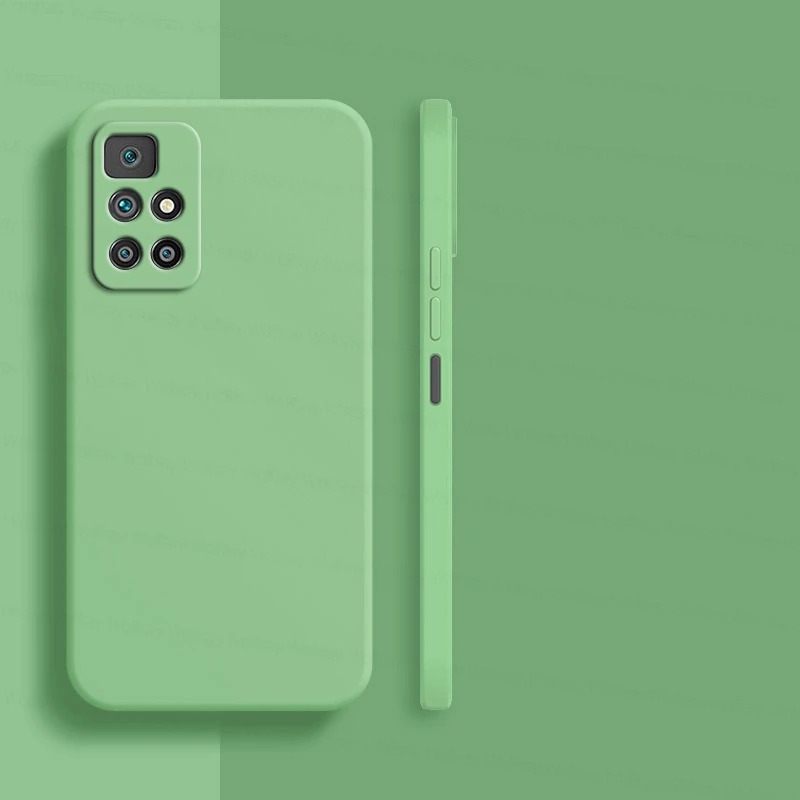 For Xiaomi Redmi 10 Case Redmi Note 10 10s Note 11 Pro Plus Cover Shockproof TPU Liquid Silicon Protetcive Phone Back Cover