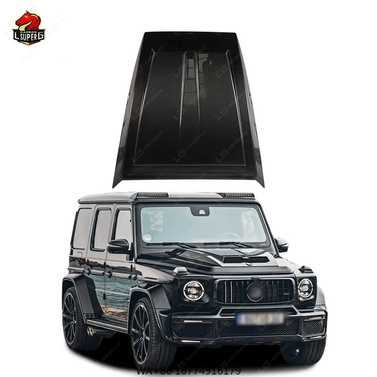

High Quality for B Style W464 Carbon Fiber Hood for G Class G63 G65 G500 Perfect Fitment Hoods