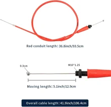 Minxio 1PCS Carburetor Choke Cable Bike Push-pull Choke Throttle Cable For Motocross 5meter 8e689fce 77f1 43fb Aa11 300071e680de.ca3ceea8b4a99ce2bf4fc7f27fd265c9