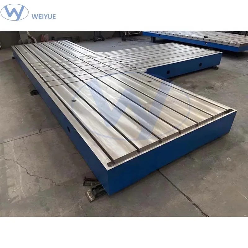 Custom Precision Cast Iron T Slot Surface Panel Inspection and Measuring Workbench