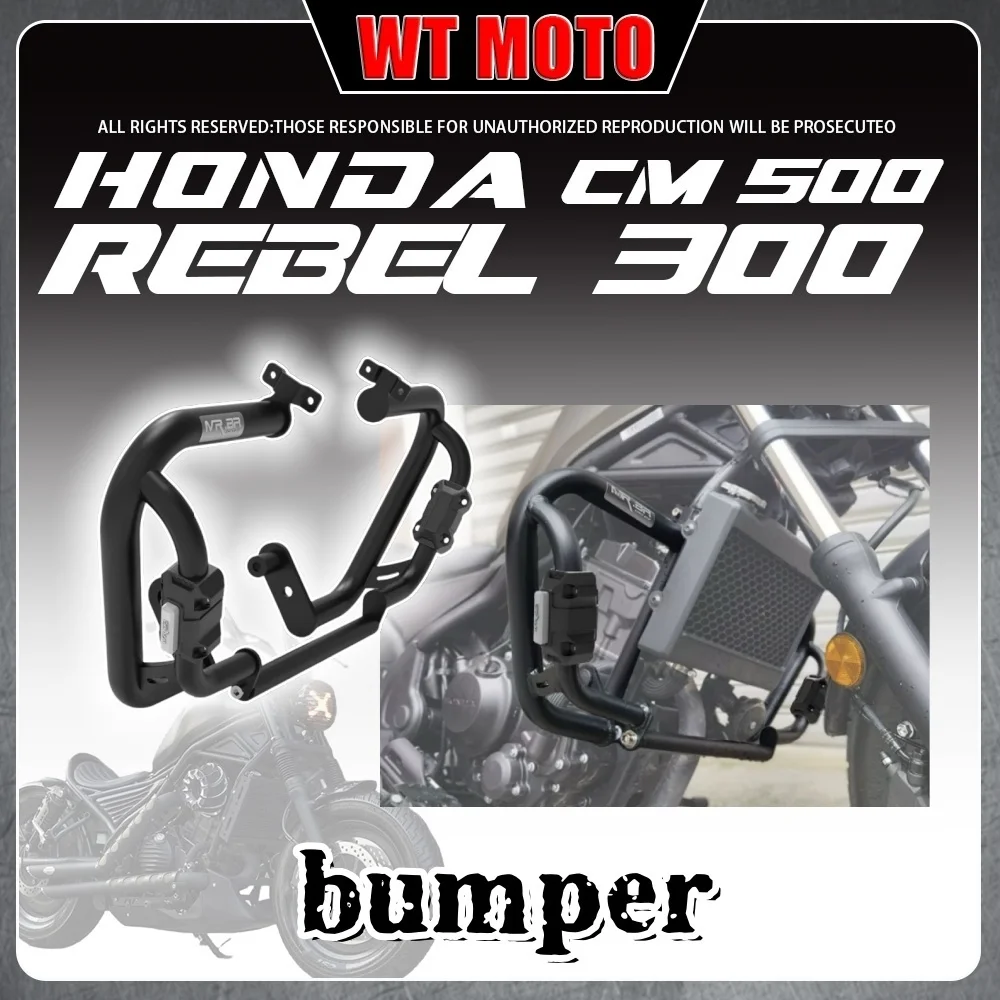 

Для HONDA Rebel 300 Rebel 500 CMX300 CMX500 бампер, противоскользящий бампер для соревнований, аксессуары для задней стойки, rebel 300 см 500
