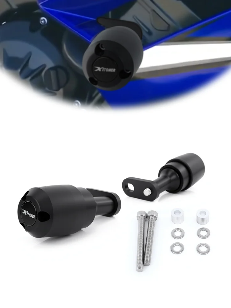 

Frame Slider Fairing Guard Crash Pad Protector Motorcycle Falling Protection YZF-R1 2007-2008 YZF R1 YZFR1 For Yamaha