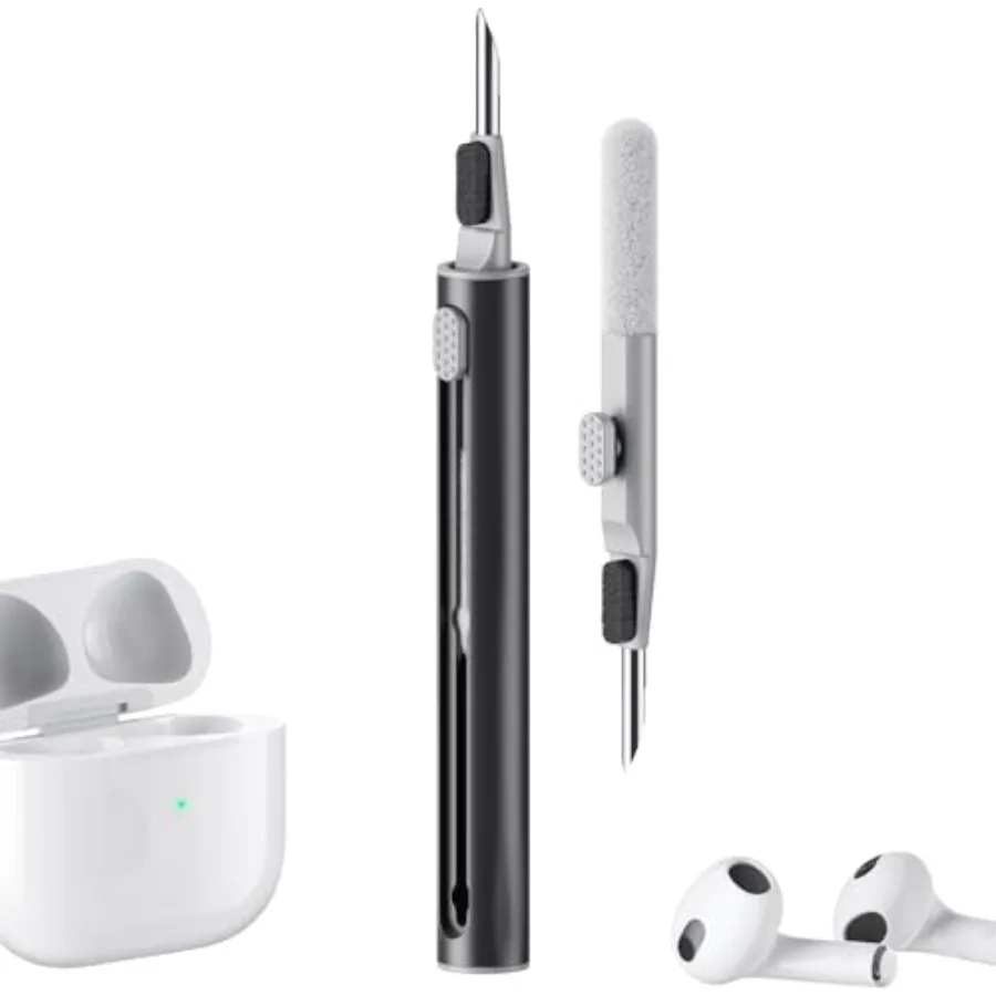 

Cleaner Kit for Airpods Pro 1 2 3 MultiFunction Cleaning Pen with Soft Brush Flocking Sponge for Bluetooth Earphones Case Clean