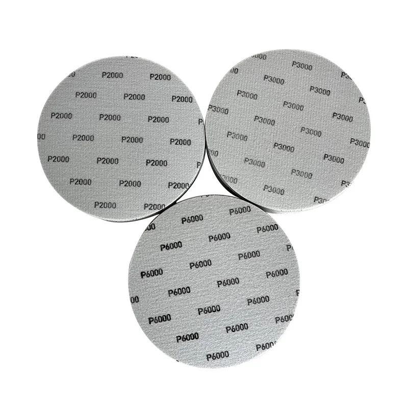 Foam Disc 6 In 150mm Sandpaper P2000, P3000, P6000 For Automotive Repairs, Metal And High-Gloss Surface Polishing