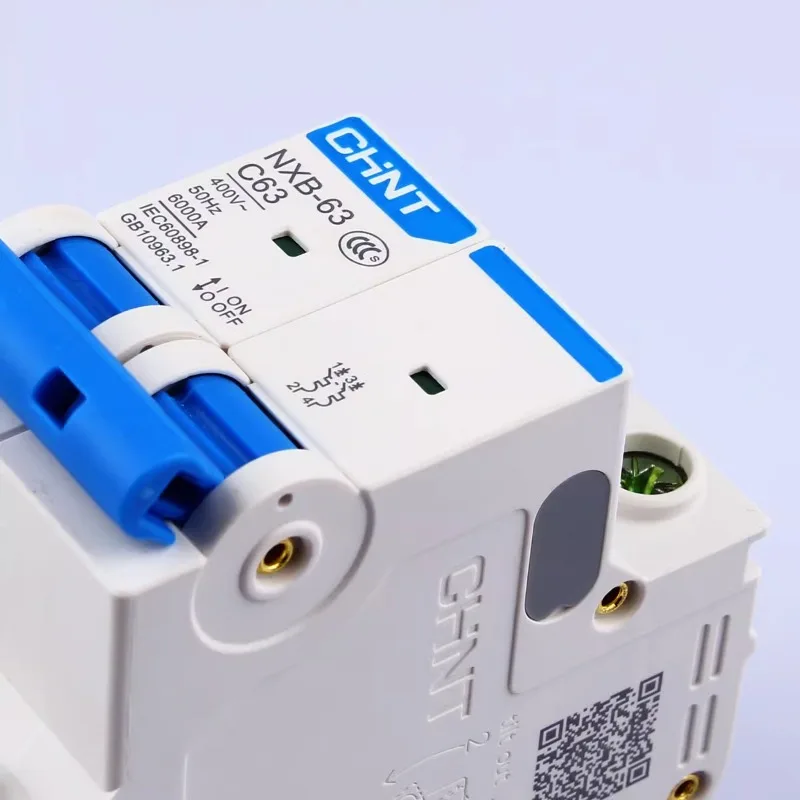 CHINT NXB-63 2P AC MCB C Curve 400V 10A 16A 20A 25A 32A 40A 63A Mini Circuit Breaker image 4