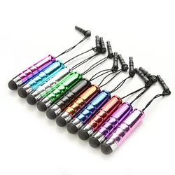10Pcs Wholesale Plastic Universal Mini Capacitive Screen Stylus Touch Pen For iPad iPhone All Mobile Phone Touch Screen Pen
