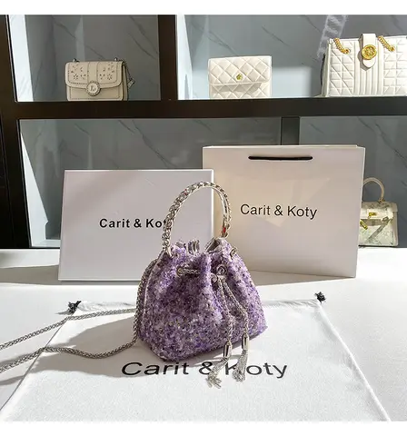 6 best sales lila aftonväska - №5