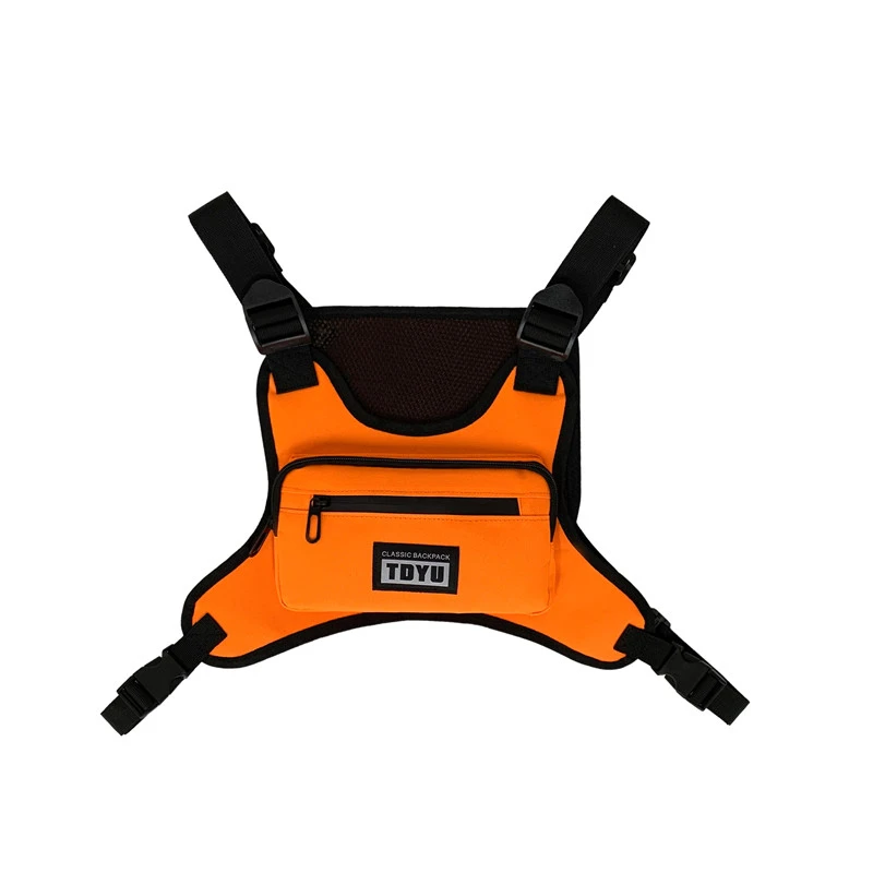 Paquetes de pecho Oxford para hombre a la moda, novedad de 2026, bolsas de aparejo de pecho Unisex de nailon de alta calidad, mochilas de chaleco táctico multibolsillos de Hip Hop