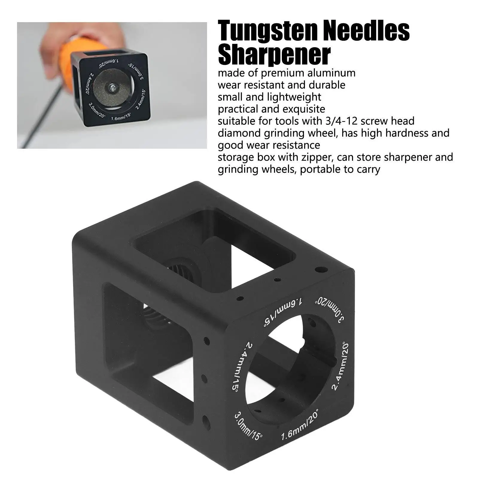 Portable Tungsten Rods Grinder & Sharpener for welding - Efficient Tungsten Tool