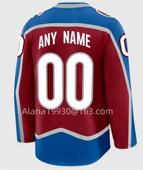 Custom New Style Jersey Nathan MacKinnon Cale Makar Mikko Rantanen Jerseys