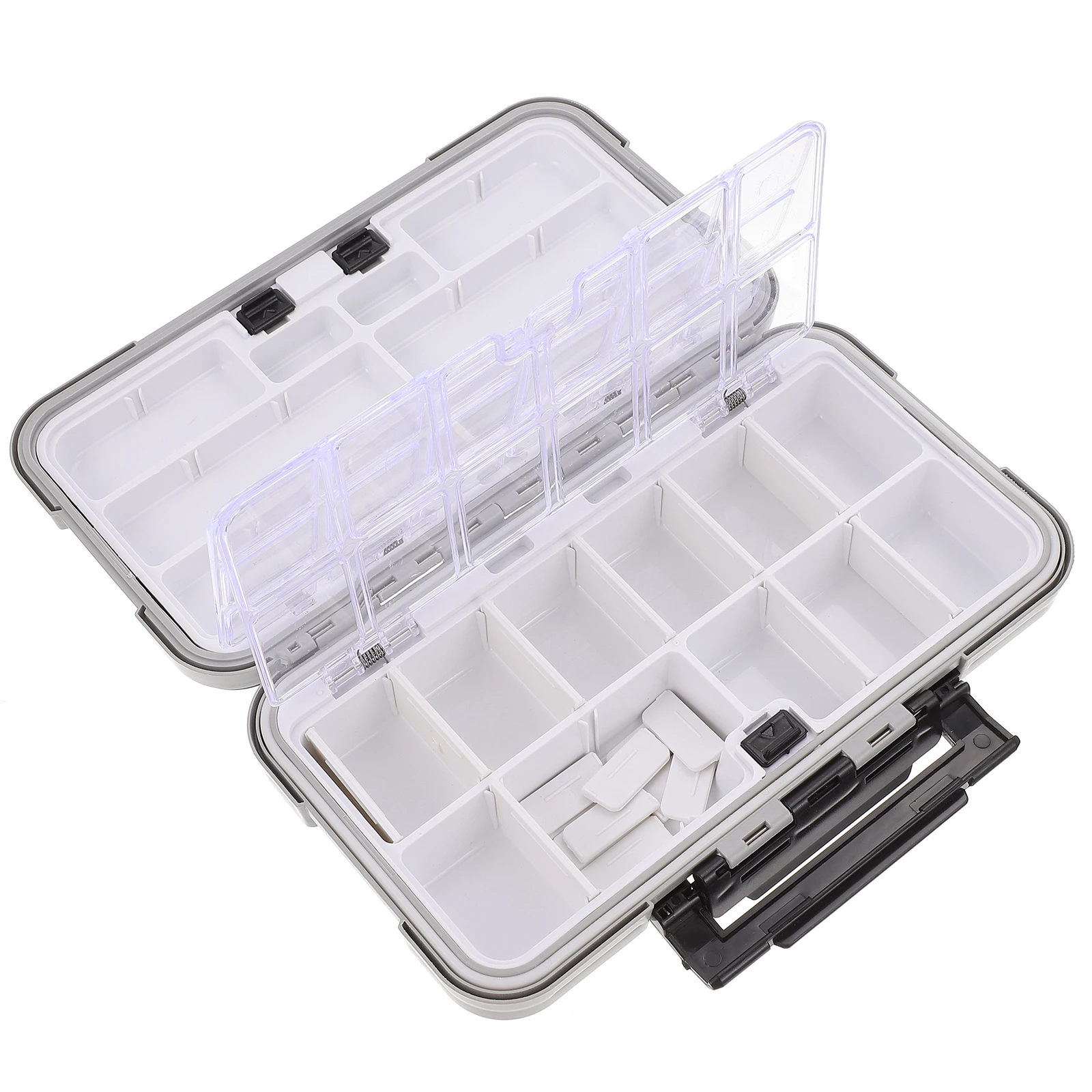 

Fishing Waterproof Container ABS Plastic Large Capacity ganizer Case for Hooks Baits Lures Storage Solution