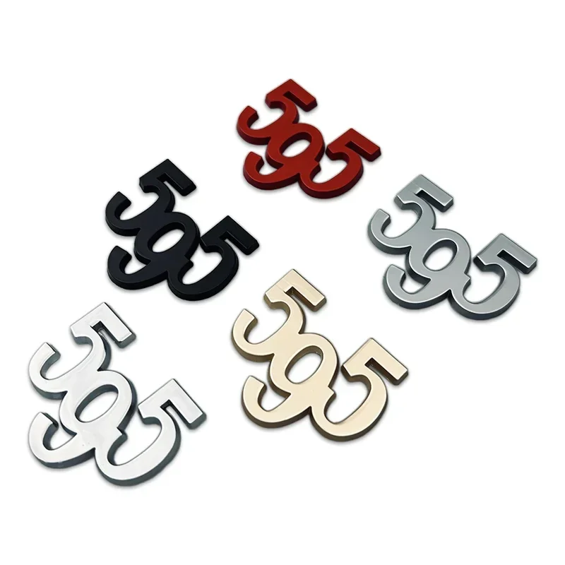 Pegatinas para el Emblema del Maletero Trasero del Coche, para Fiat 595, Logo TIPO, TORO, Uno, 124, Spider, 500, 500L, 500X, MOBI, Panda, Punto, Idea, LINEA, Calcomanías Laterales