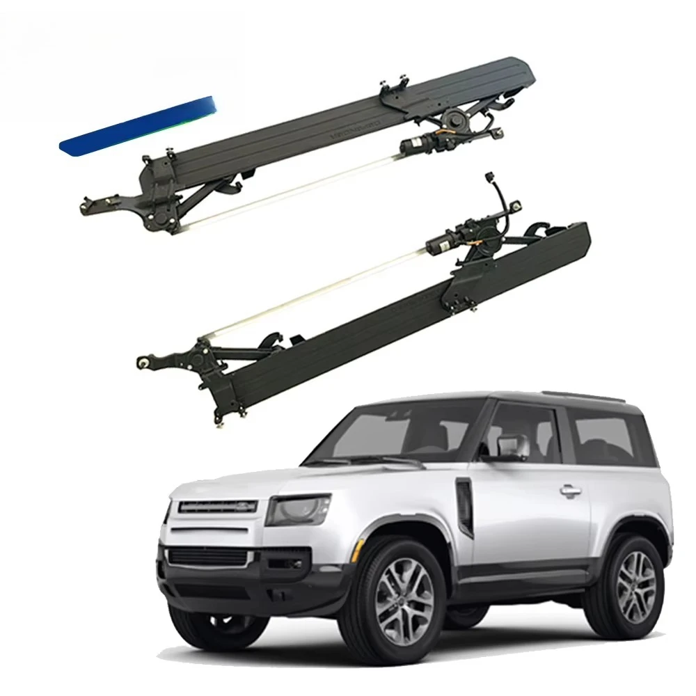 Brand Factory Aluminum Alloy Electric Side Steps Retractable Power Running Boards OEE Style  for  Land Rover Defender 90/110/130