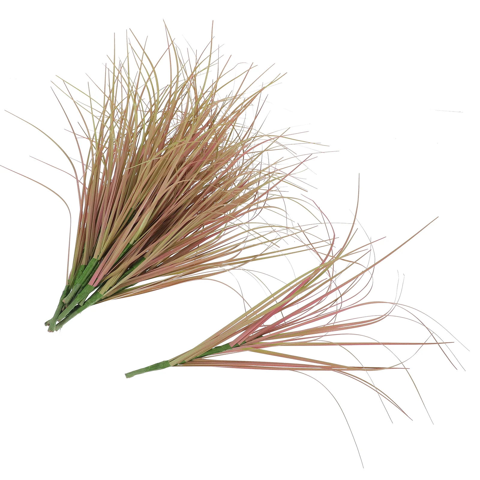 12 Pcs Outdoor Toys Artificial Green Stem Fake Lifelike Grass Faux Model Plant Decorative Simulation Props