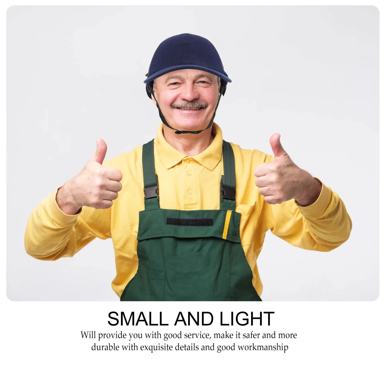 

Safety Bump Hat Adjustable Classic Baseball Style Protective Head Cover Portable Lightweight Hard Hat for Outdoor Cycling