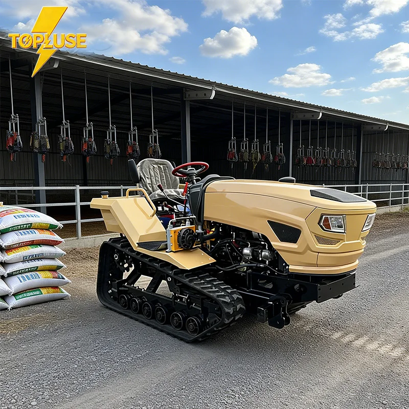 

Customized 100HP Crawler Tractor Heavy Duty Orchard Tractor EURO 5 Certified Factory Direct Sale