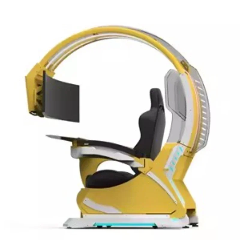 E-sports table and chair integrated space module type zero gravity computer cabin, home office waist protection sofa chair